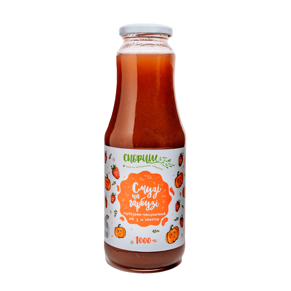 Pumpkin-strawberry juice