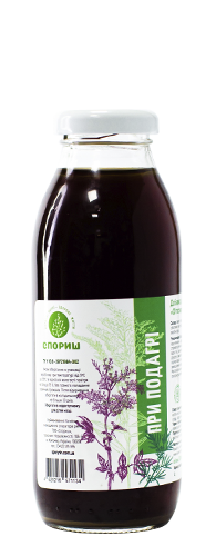 Dietary supplement «Phytosyrup for gout»